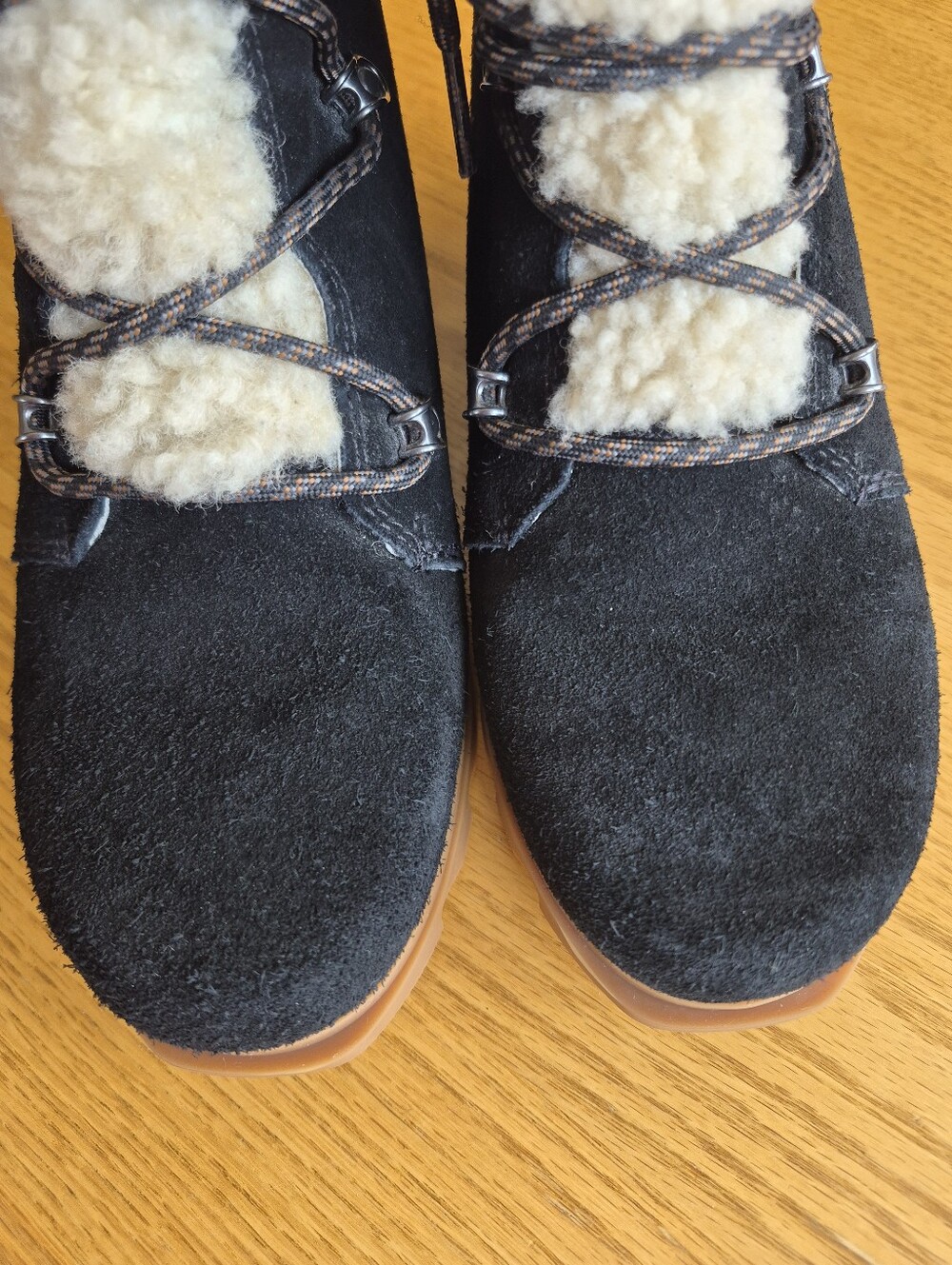 Sorel Women's Boots Joan of Arctic Wedge III Lace Cozy Shearling - Picture 10 of 14